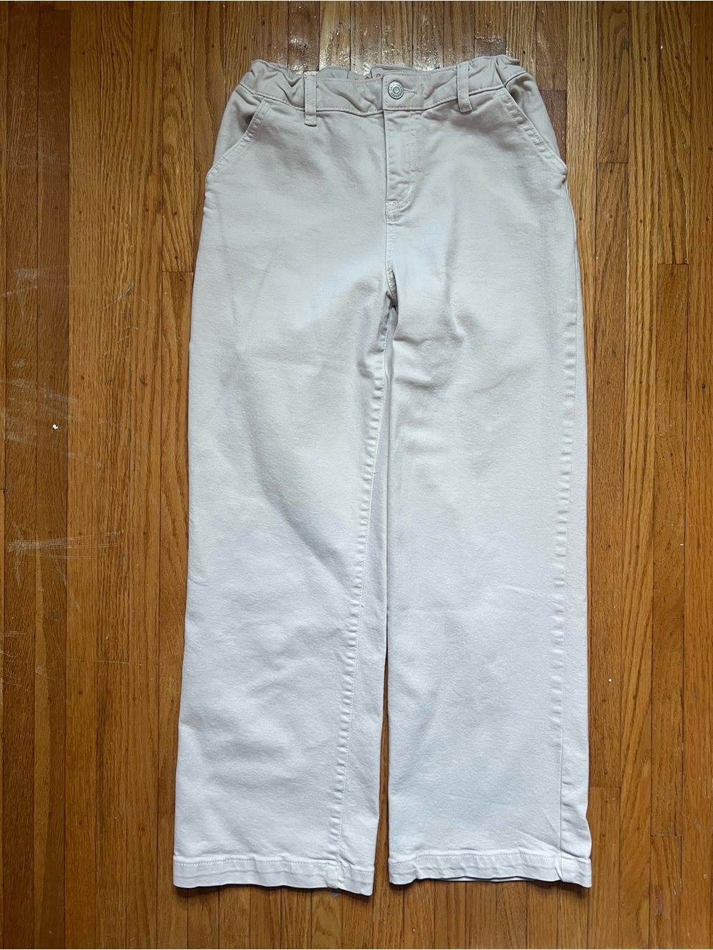 Cat & Jack Straight Leg Jeans in Off-White